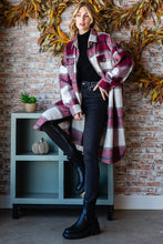 Load image into Gallery viewer, Plaid Button Down Jacket
