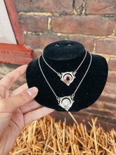 Load image into Gallery viewer, Round Garnet Necklace
