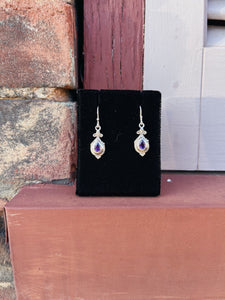 Teardrop Amethyst Earrings