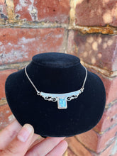 Load image into Gallery viewer, Blue Topaz Emerald Cut Necklace
