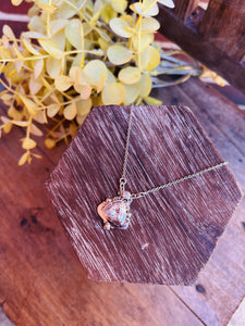 White Trillion Cut Cubic Zirconia Necklace