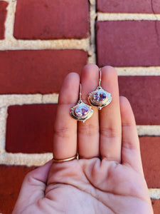 Lavender CZ Earrings