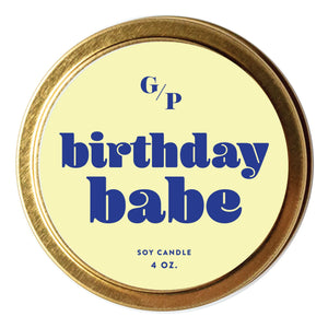 Birthday Babe: Soy Candle