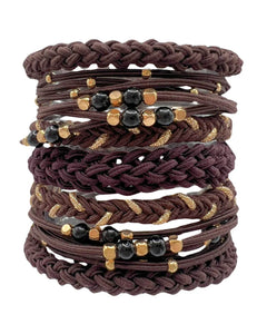 Mocha: Hair Tie/Bracelets