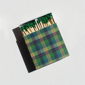 Matches: Forest Flannel 2" Square box