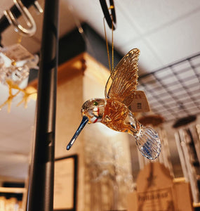 Egyptian Glass Blown Hummingbirds
