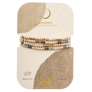 Amazonite Wrap Bracelet