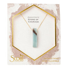 Load image into Gallery viewer, Amazonite Stone of Courage Necklace
