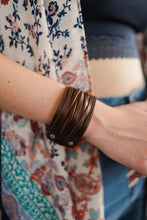 Load image into Gallery viewer, Braided Leather Cuff Bracelet
