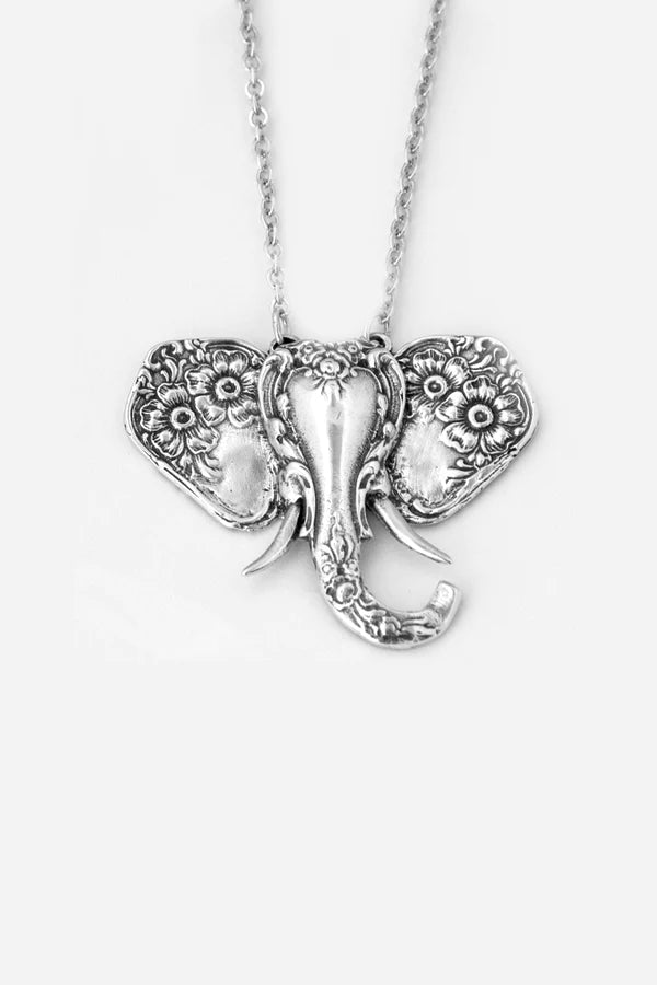 ELEPHANT STERLING SILVER NECKLACE