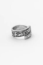 Load image into Gallery viewer, FAITH STERLING SILVER SPOON RING

