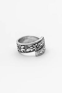 FAITH STERLING SILVER SPOON RING