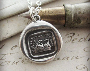 Friendship Makes Life Sweet Wax Seal Necklace