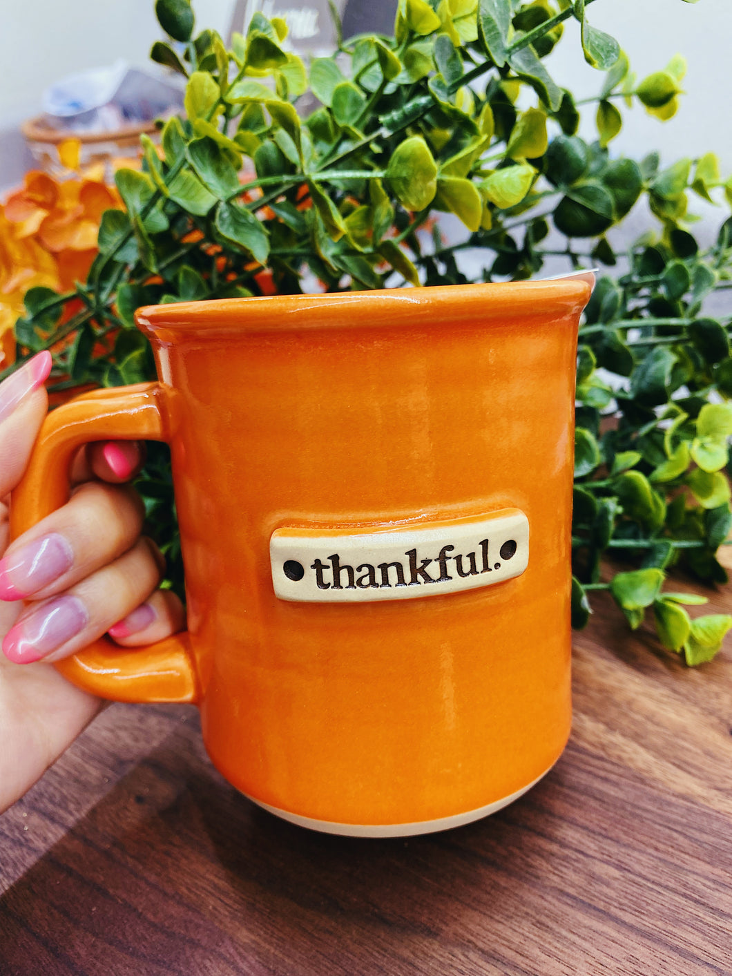 Thankful Orange Mug