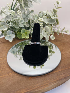 Chad Miller Silver Oval Bar Ring