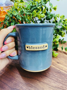Grey Blessed Mug