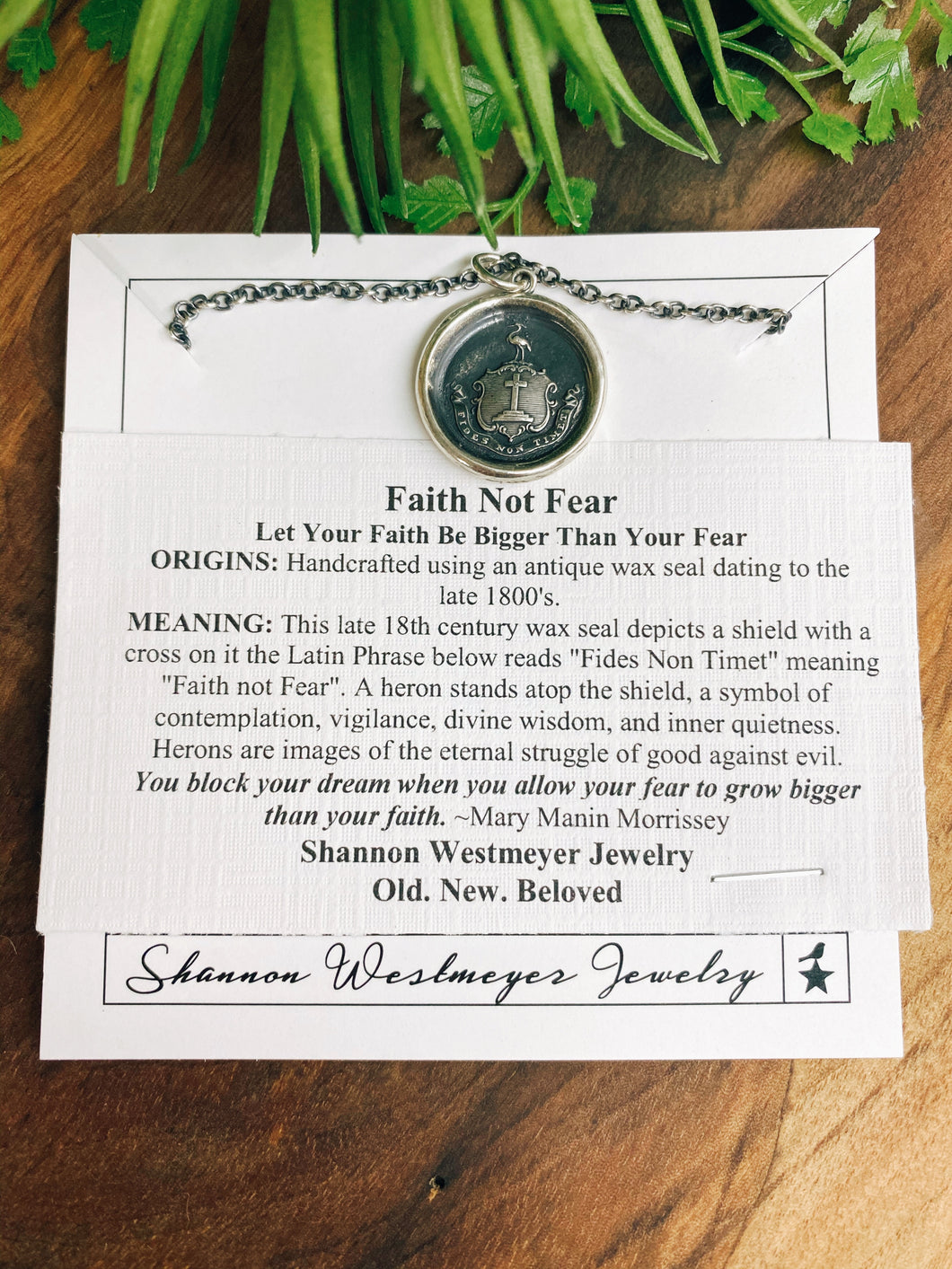 Shannon Westmeyer: Faith Not Fear Wax Seal