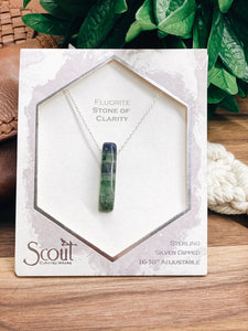 Fluorite Stone of Clarity Necklace