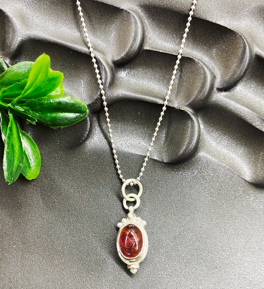 Birthstone Necklace: October/Tourmaline