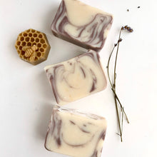 Load image into Gallery viewer, Handmade Alabaster Lavender Honey Soap
