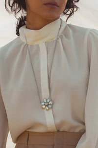 MADELINE FLOWER STERLING SILVER NECKLACE