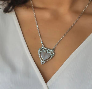 MARQUIS HEART NECKLACE