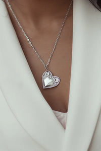 SADIE STERLING SILVER HEART NECKLACE