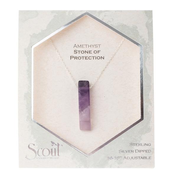 Amethyst Stone of Protection Necklace