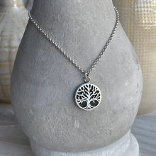 Load image into Gallery viewer, Sterling Silver Rooted Tree Locket Charm
